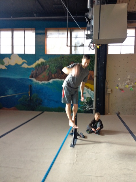 bouldering gym