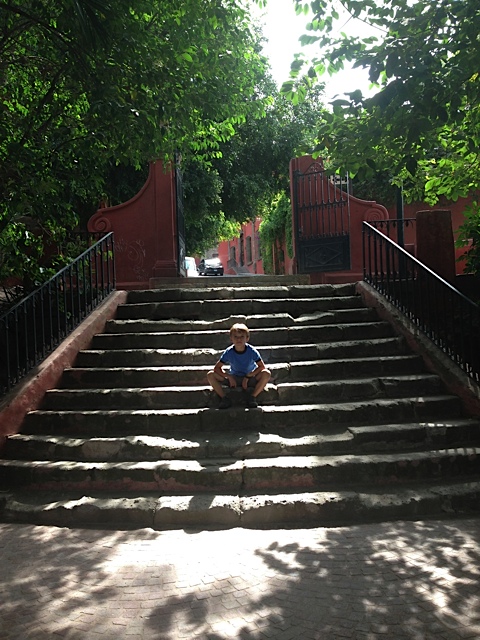 San Miguel de Allende Park Steps