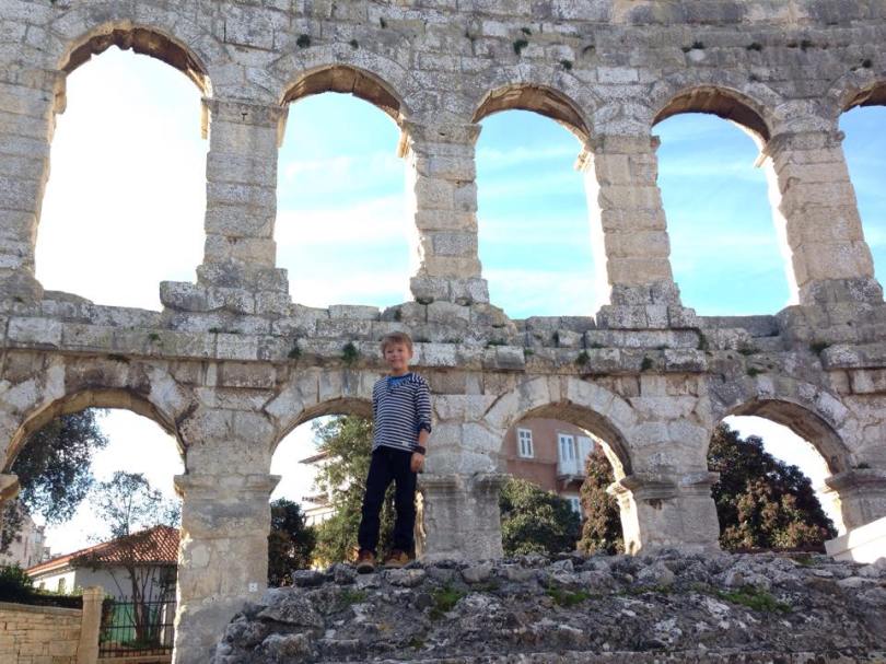 Visiting Pula Roman Amphitheater