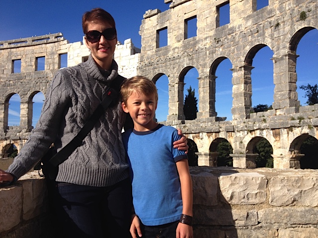Visiting Pula Roman Amphitheater