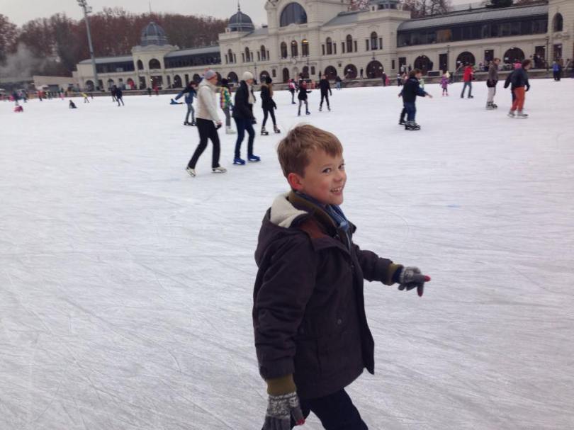 Ice Skating in Budapest