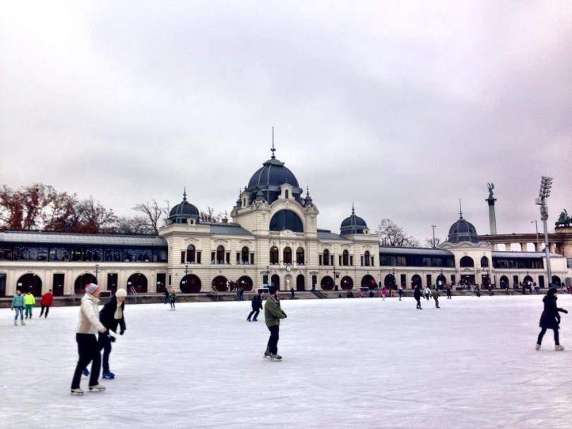 Ice Skating in Budapest