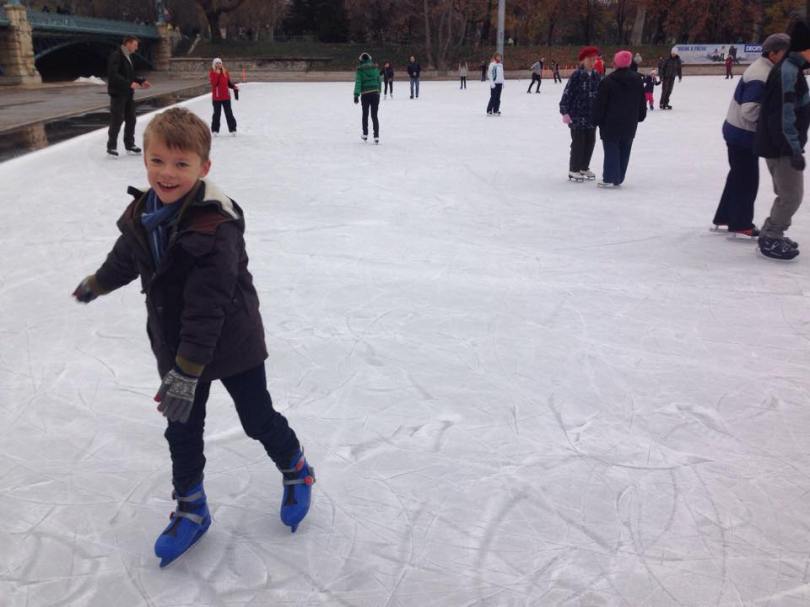 Ice Skating in Budapest