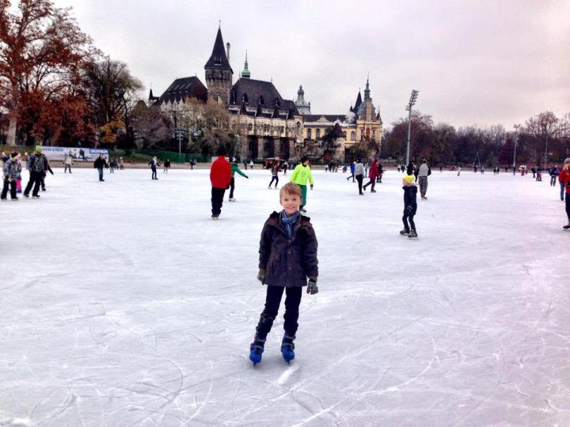 Ice Skating in Budapest