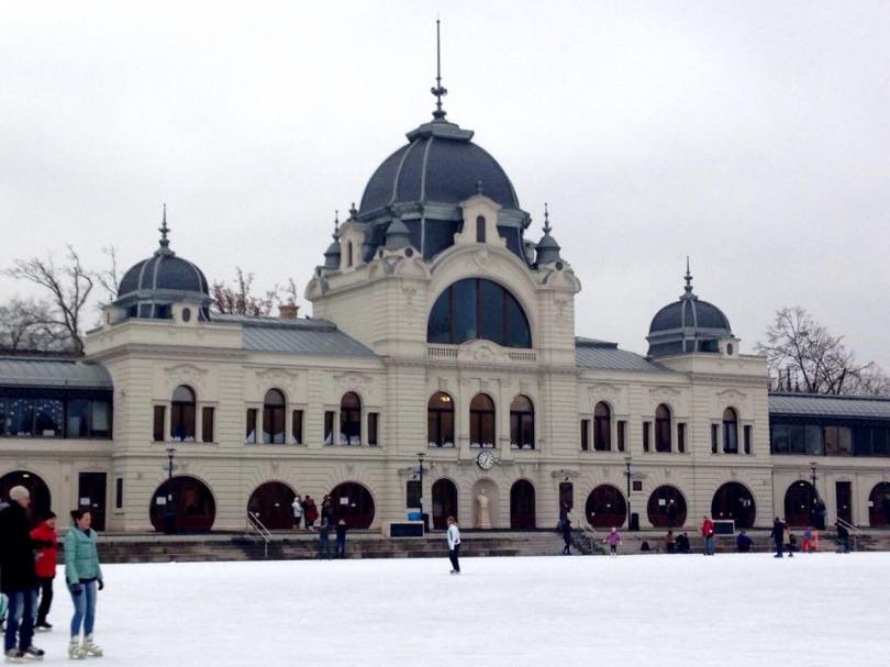 Ice Skating in Budapest