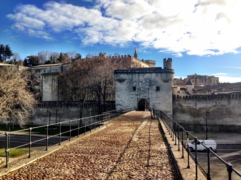 Visiting the Pont d'Avignon