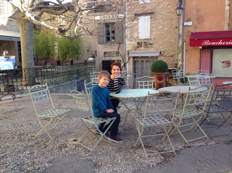 Pati and Ethan at Gordes