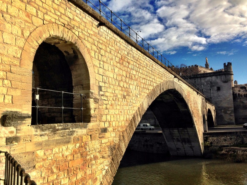 Visiting the Pont d'Avignon