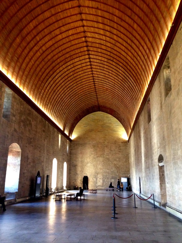 Visiting the Palais des Papes in Avignon