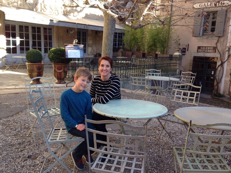 Pati and Ethan at Gordes
