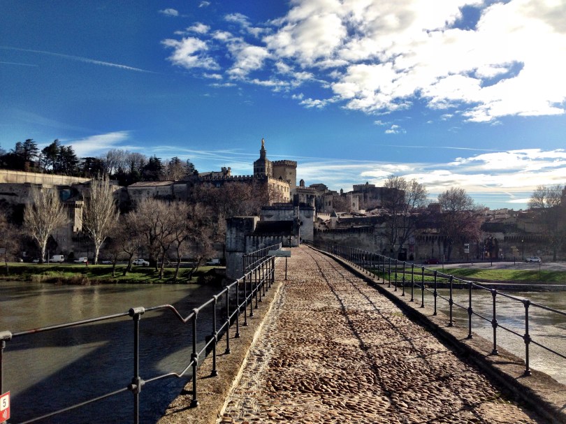 Visiting the Pont d'Avignon