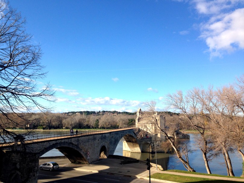Visiting the Pont d'Avignon