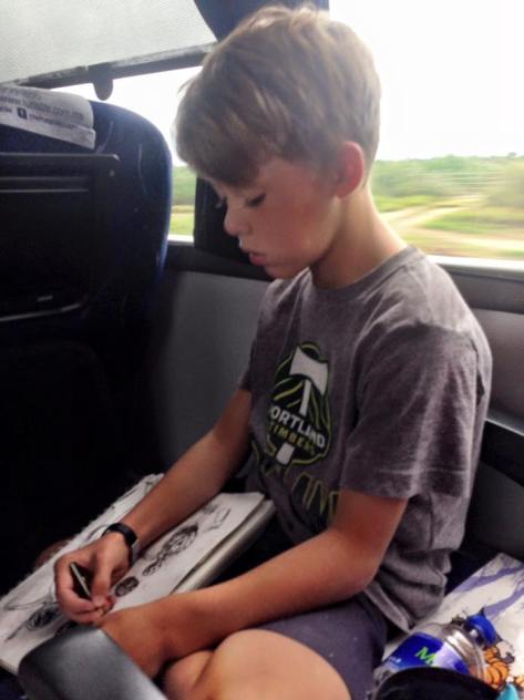 12-Hour Bus Ride to Laredo